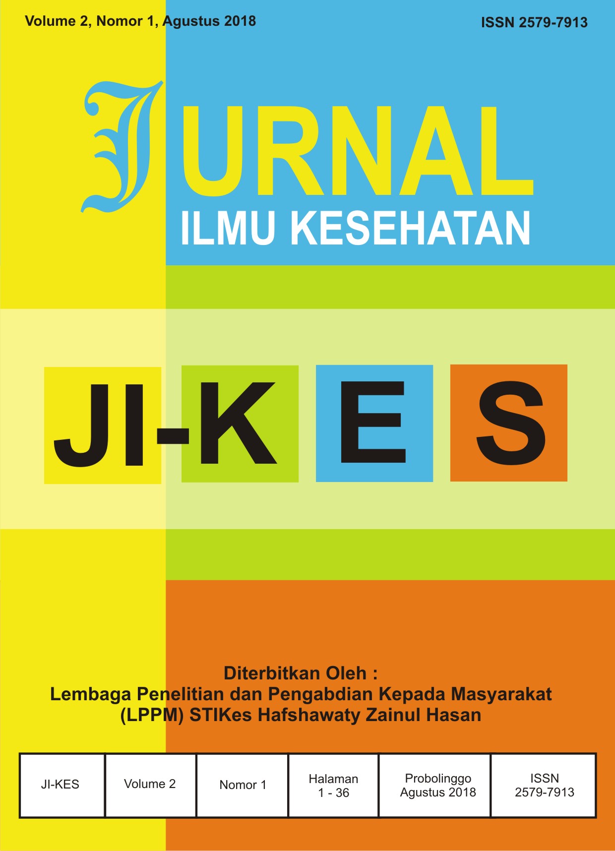 					View Vol. 2 No. 1 (2018): JI-KES (Jurnal Ilmu Kesehatan)
				